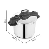 Olla a Presión Imusa Talent Plateado 36x28cm de 7 Litros y Acero Inoxidable - OLLAS Y SARTENES | Bylmo