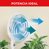 Ventilador de Piso Samurai Air Maxx Blanco 47.4x118cm de 3 Velocidades y con Oscilación - VENTILADORES | Bylmo