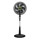 Ventilador 2 en 1 Samurai Ultra Silence Negro 50x135.4cm de 4 Velocidades con Control Remoto y con Oscilación - VENTILADORES | Bylmo