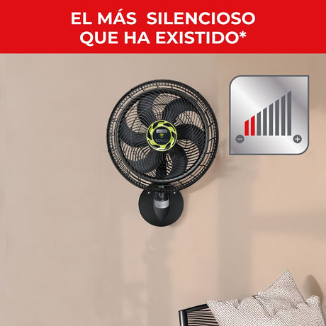 Ventilador 2 en 1 Samurai Ultra Silence Negro 50x135.4cm de 4 Velocidades con Control Remoto y con Oscilación - VENTILADORES | Bylmo
