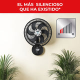 Ventilador de Piso Samurai Ultra Silence Negro 50x135.4cm de 4 Velocidades y con Oscilación - VENTILADORES | Bylmo