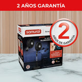 Ventilador de Piso Samurai Ultra Silence Negro 50x135.4cm de 4 Velocidades y con Oscilación - VENTILADORES | Bylmo