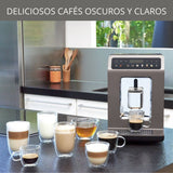 Cafetera Espressería Krups Evidence Gris Oscuro 31x33.6cm con Pantalla Digital - CAFETERAS ELECTRICAS | Bylmo