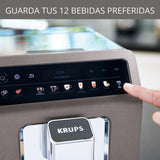 Cafetera Espressería Krups Evidence Gris Oscuro 31x33.6cm con Pantalla Digital - CAFETERAS ELECTRICAS | Bylmo