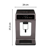 Cafetera Espressería Krups Evidence Gris Oscuro 31x33.6cm con Pantalla Digital - CAFETERAS ELECTRICAS | Bylmo