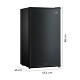 Mini Bar Kalley Gris Oscuro 45x86cm de 93 Litros con Congelador Frost - NEVERAS | Bylmo