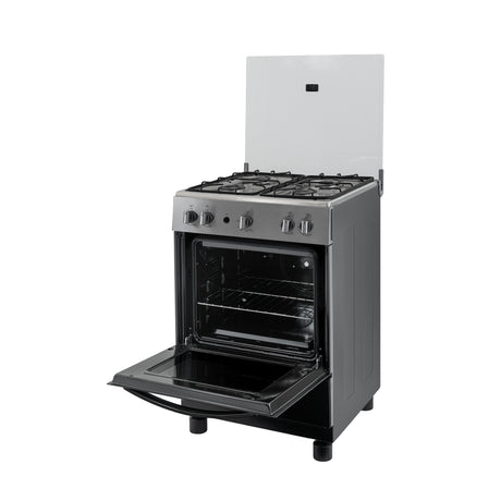 Estufa Challenger Cucina Negro 60x93cm de Gas Natural con Cuatro Quemadores - ESTUFAS | Bylmo