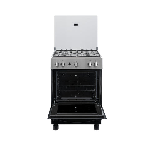 Estufa Challenger Cucina Negro 60x93cm de Gas Natural con Cuatro Quemadores - ESTUFAS | Bylmo