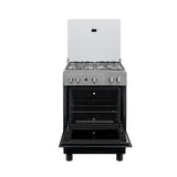Estufa Challenger Cucina Negro 60x93cm de Gas Propano con Cuatro Quemadores - ESTUFAS | Bylmo