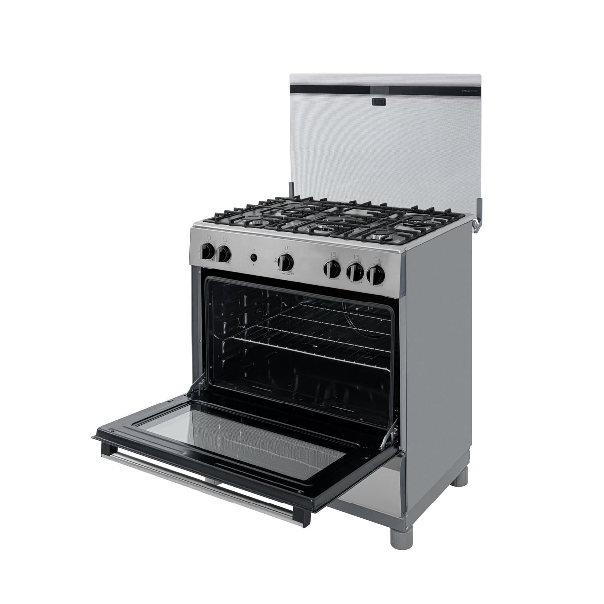 Estufa Challenger Cucina Gris 76x93cm de Gas Propano con Cinco Quemadores - ESTUFAS | Bylmo