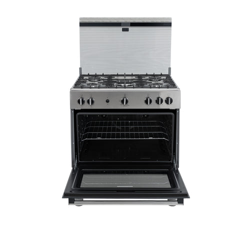 Estufa Challenger Cucina Gris 76x93cm de Gas Propano con Cinco Quemadores - ESTUFAS | Bylmo