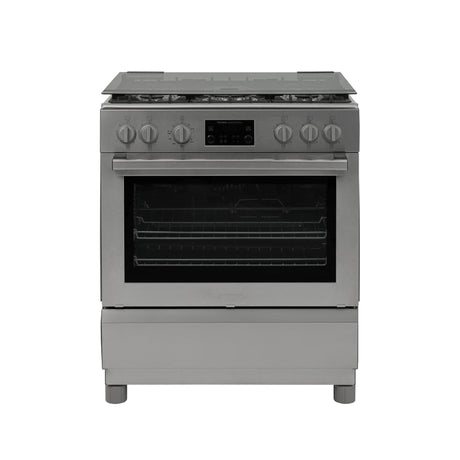 Estufa Challenger Cucina Gris 76x93cm de Gas Natural con Cinco Quemadores y con Temporizador - ESTUFAS | Bylmo