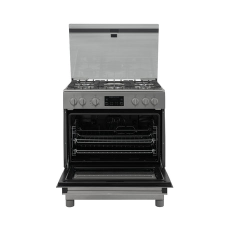 Estufa Challenger Cucina Gris 76x93cm de Gas Propano con Cinco Quemadores y con Temporizador - ESTUFAS | Bylmo