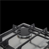 Estufa de Empotrar Challenger Alpha Gris y Negro 58.2x51.2cm de Gas Natural con Cuatro Quemadores - ESTUFAS DE EMPORTRAR Y CUBIERTAS | Bylmo