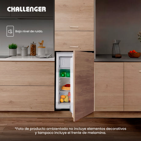 Nevera de Empotrar Challenger Blanco 54x88cm de 122 Litros con Congelador - NEVERAS | Bylmo