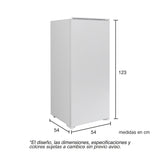 Nevera de Empotrar Challenger Blanco 54x123.2cm de 185 Litros con Congelador - NEVERAS | Bylmo