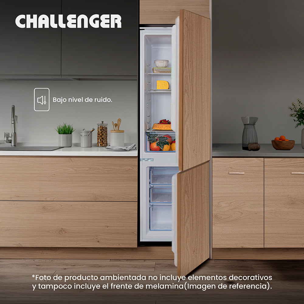 Nevera de Empotrar Challenger Blanco 54x178cm de 256 Litros con Congelador y con Pantalla Digital - NEVERAS | Bylmo