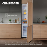 Nevera de Empotrar Challenger Blanco 54x178cm de 256 Litros con Congelador y con Pantalla Digital - NEVERAS | Bylmo