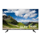 Televisor Challenger Google TV Negro 111.2x67.2cm de 50" Pulgadas Smart QLED 4K con Wifi Integrado y con Bluetooth - TELEVISORES | Bylmo