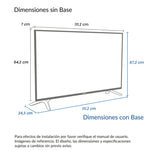 Televisor Challenger Google TV Negro 111.2x67.2cm de 50" Pulgadas Smart QLED 4K con Wifi Integrado y con Bluetooth - TELEVISORES | Bylmo