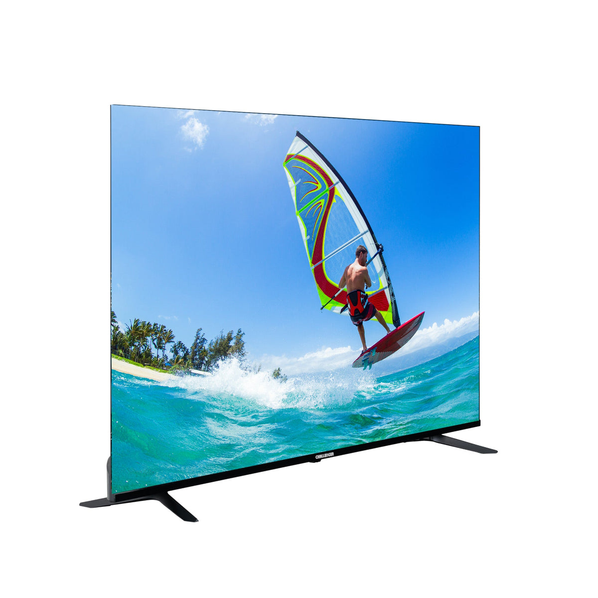 Televisor Challenger Google TV Negro 144.7x84.2cm de 65" Pulgadas Smart QLED 4K con Wifi Integrado y con Bluetooth