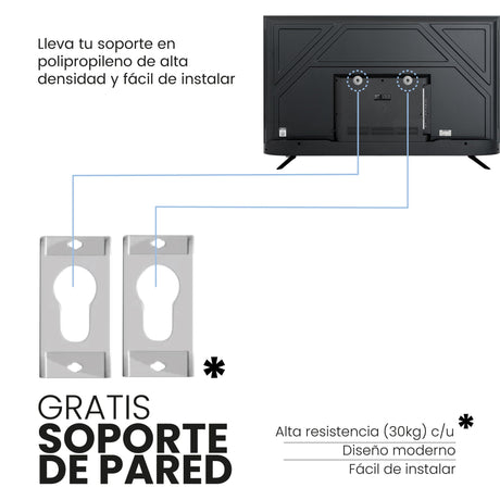 Televisor Challenger Google TV Negro 144.7x84.2cm de 65" Pulgadas Smart QLED 4K con Wifi Integrado y con Bluetooth
