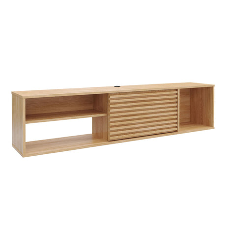 Mesa para TV Flotante Nori Panela 160x37cm para TV Hasta 65" Pulgadas con Un Compartimiento - MUEBLES DE TV | Bylmo