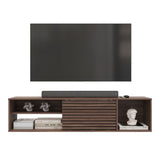 Mesa para TV Flotante Nori Milan 160x37cm para TV Hasta 65" Pulgadas con Un Compartimiento - MUEBLES DE TV | Bylmo