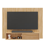 Panel de TV Nori Panela 155x118cm para TV Hasta 65" Pulgadas con Un Compartimiento - MUEBLES DE TV | Bylmo
