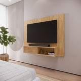 Panel de TV Nori Panela 155x118cm para TV Hasta 65" Pulgadas con Un Compartimiento - MUEBLES DE TV | Bylmo