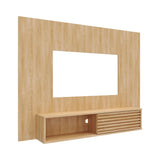 Panel de TV Nori Panela 155x118cm para TV Hasta 65" Pulgadas con Un Compartimiento - MUEBLES DE TV | Bylmo