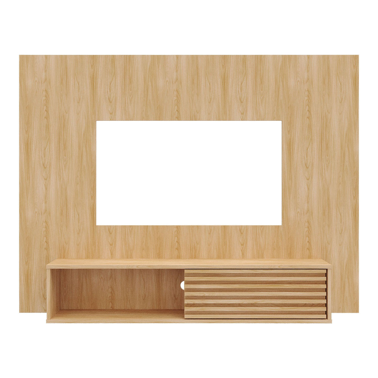 Panel de TV Nori Panela 155x118cm para TV Hasta 65" Pulgadas con Un Compartimiento - MUEBLES DE TV | Bylmo