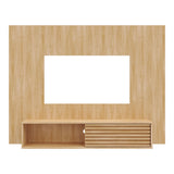 Panel de TV Nori Panela 155x118cm para TV Hasta 65" Pulgadas con Un Compartimiento - MUEBLES DE TV | Bylmo