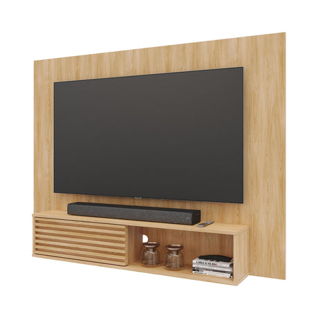 Panel de TV Nori Panela 155x118cm para TV Hasta 65" Pulgadas con Un Compartimiento - MUEBLES DE TV | Bylmo