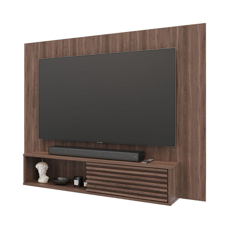 Panel de TV Nori Milan 155x118cm para TV Hasta 65" Pulgadas con Un Compartimiento - MUEBLES DE TV | Bylmo