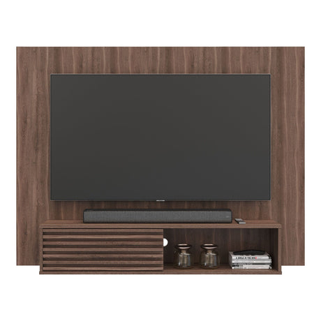 Panel de TV Nori Milan 155x118cm para TV Hasta 65" Pulgadas con Un Compartimiento - MUEBLES DE TV | Bylmo