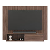Panel de TV Nori Milan 155x118cm para TV Hasta 65" Pulgadas con Un Compartimiento - MUEBLES DE TV | Bylmo