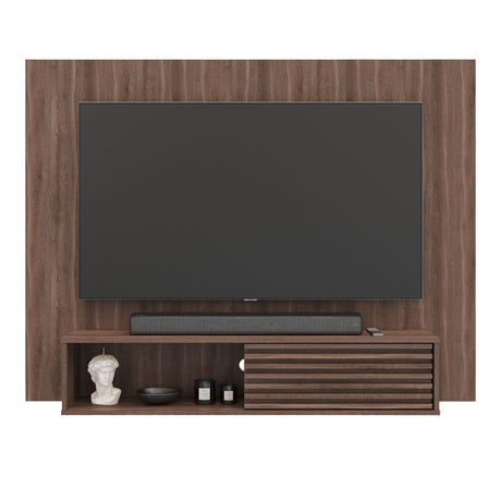 Panel de TV Nori Milan 155x118cm para TV Hasta 65" Pulgadas con Un Compartimiento - MUEBLES DE TV | Bylmo