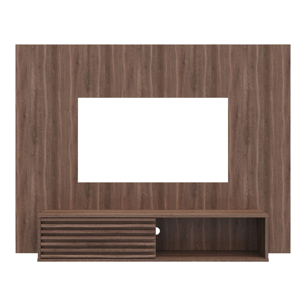 Panel de TV Nori Milan 155x118cm para TV Hasta 65" Pulgadas con Un Compartimiento - MUEBLES DE TV | Bylmo