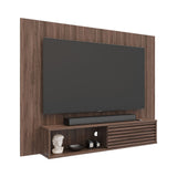 Panel de TV Nori Milan 155x118cm para TV Hasta 65" Pulgadas con Un Compartimiento - MUEBLES DE TV | Bylmo