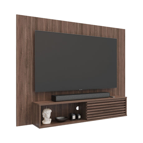 Panel de TV Nori Milan 155x118cm para TV Hasta 65" Pulgadas con Un Compartimiento - MUEBLES DE TV | Bylmo