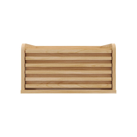 Mesa de Noche Flotante Nori Miel 43x23cm con Un Cajón y Un Compartimiento - MESAS DE NOCHE | Bylmo