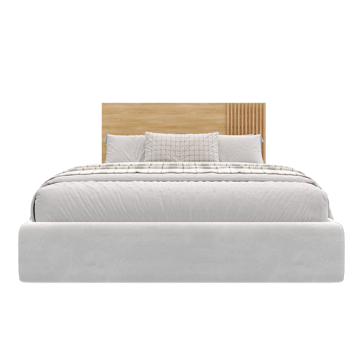 Cabecero Nori Miel 145x60cm con Acabado Liso para Cama Doble 140 X 200 Cm - CABECEROS | Bylmo