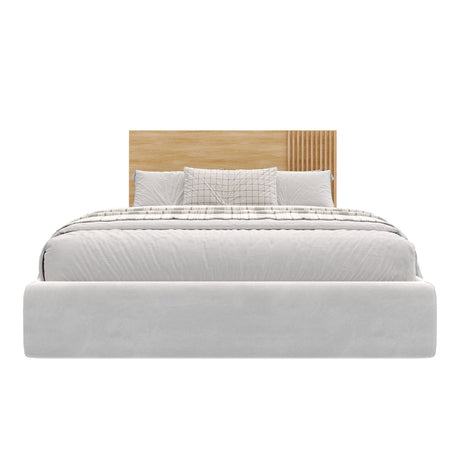 Cabecero Nori Miel 145x60cm con Acabado Liso para Cama Doble 140 X 200 Cm - CABECEROS | Bylmo