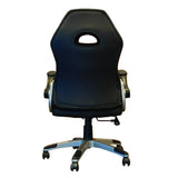 Silla Gerencial Cocora Negro 49x114cm Giratoria con Espaldar y con Apoya Cabezas - SILLAS DE OFICINA | Bylmo