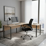 Silla de Oficina Libertad Negro 49x98cm Giratoria con Espaldar - SILLAS DE OFICINA | Bylmo