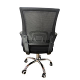 Silla de Oficina Libertad Negro 49x98cm Giratoria con Espaldar - SILLAS DE OFICINA | Bylmo