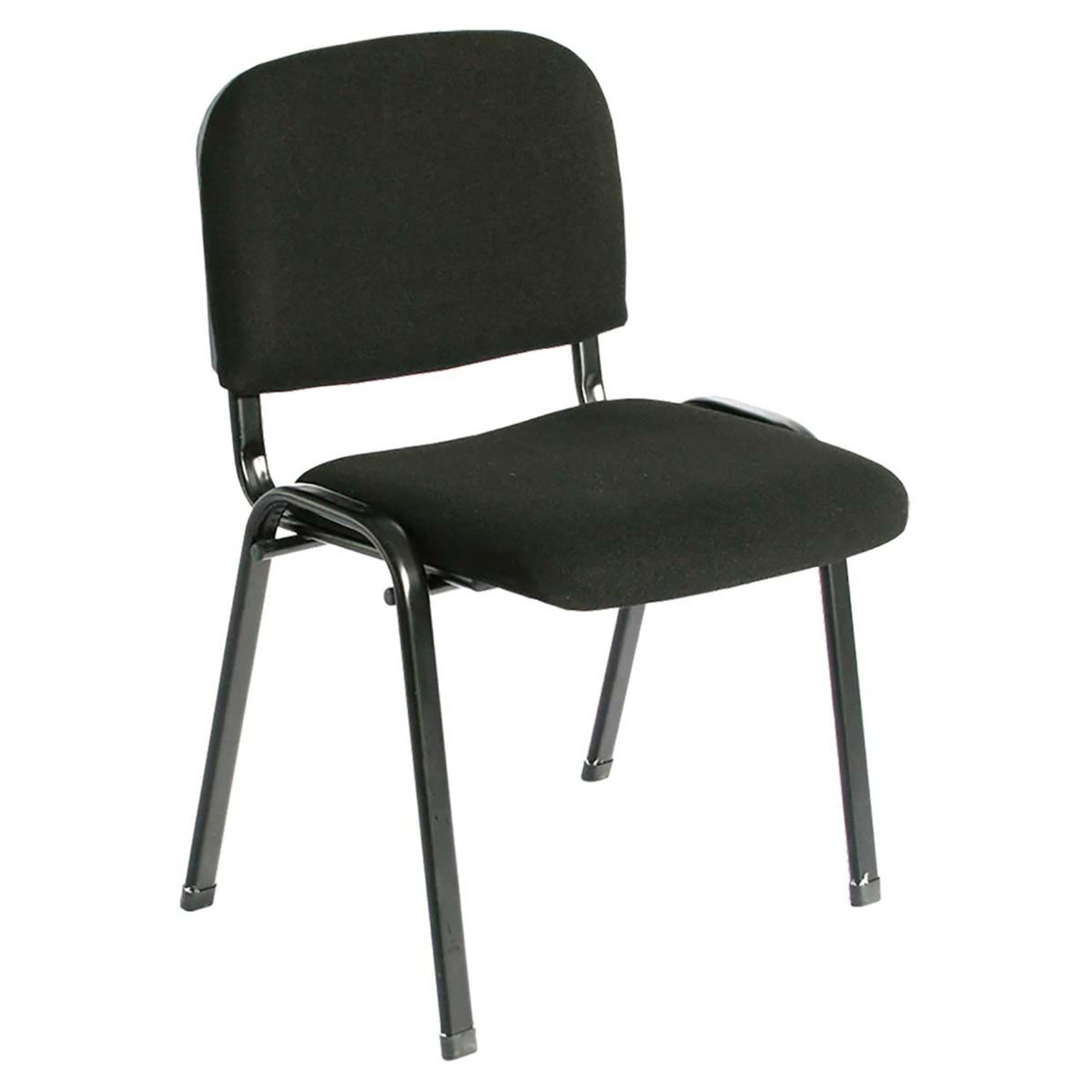 Silla Interlocutora Isóceles Negro 46x77cm con Espaldar - SILLAS DE OFICINA | Bylmo