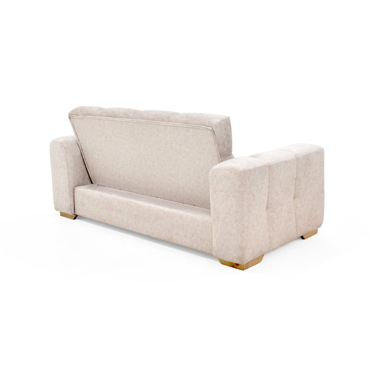 Sala Miami Beige y Mostaza 171x81cm de Tres Puestos y con Apoya Brazos - SOFAS Y POLTRONAS | Bylmo