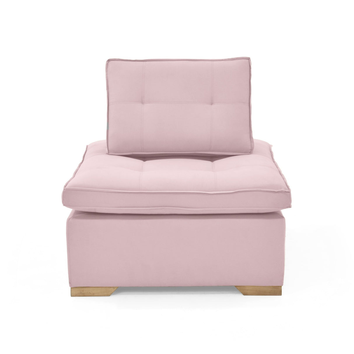 Poltrona Ventury Rosa y Matiz Caoba 83x86cm de Un Puestos y Sin Apoya Brazos - SOFAS Y POLTRONAS | Bylmo